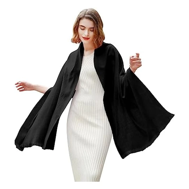 Bufanda Pashmina Mujer Riiqiichy - Ideal para Bodas y Noches - Ref. XXX - Suave y Ligera