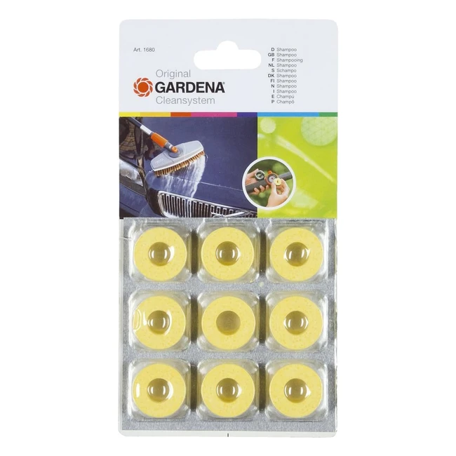 Gardena 1680 20 CleanSystem Shampoo 523347 - Hochwirksam und umweltfreundlich