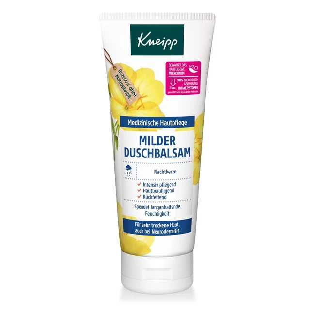 Balsamo Doccia Kneipp all'aroma di Enotera 200 ml - Senza Coloranti e Conservanti