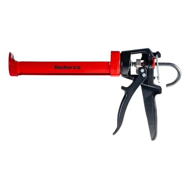 Pistola Silicona Fischer KPM2 - Cartuchos 310ml - Negro/Rojo