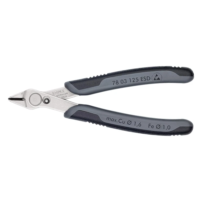 Alicates de precisión Knipex Super Knips ESD 125 mm 78 03 125 ESD
