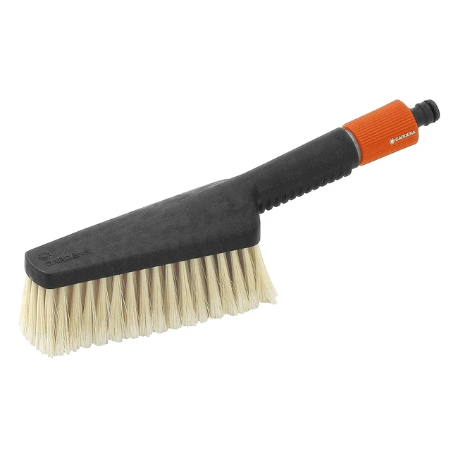 Brosse de lavage Gardena pour zones difficiles à atteindre - Réglable et douce - Référence 98420