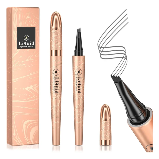 Crayon Sourcil Imperméable et Résistant à la Sueur - Facile à Utiliser - Gris