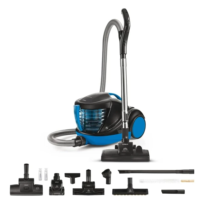 Aspirador sin bolsa Polti Forzaspira Lecologico Aqua Allergy Turbo Care - Filtro HEPA H13 - 9 accesorios