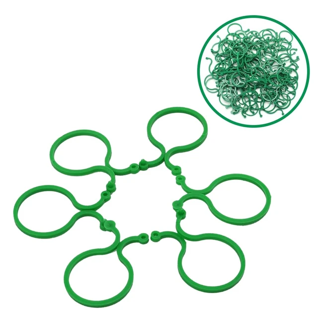 Clips pour plantes: support simple pour tomates, concombres et plantes grimpantes