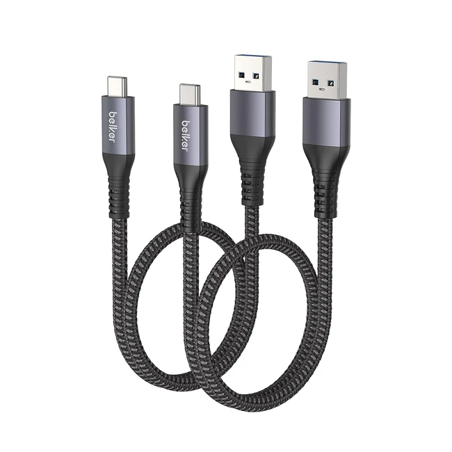 Câble Belker USB C Court 50cm/0.5m - Chargeur Rapide 3.1A - Samsung Galaxy, Google Pixel, OnePlus, Huawei - #CâbleUSB #ChargeRapide #USBTypeC