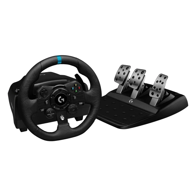Logitech G923 Volant de Course et Pdales - Retour de Force TrueForce - Double 