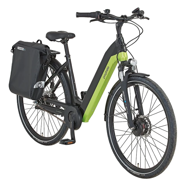Prophete EC800 E-Bike Erwachsene Elektrofahrrad Damen/Herren/Unisex Pedelec City E-Bike 28 mit Frontmotor 7-Gang Nabenschaltung Schwarz