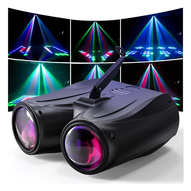 Proyector de efectos de luz LED RGBW 128 patrones - Para discotecas, clubes, bodas, bares, banquetes, Halloween, fiestas infantiles