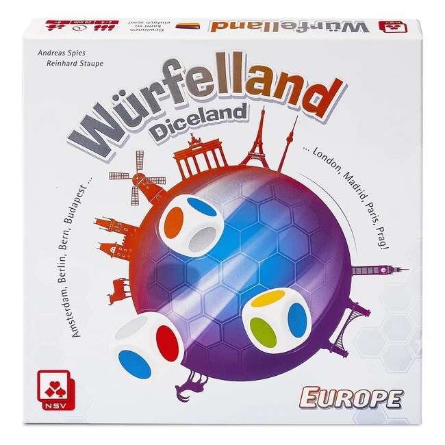 Jeu de DS NSV 4058 WrFelland International - 4 Tables de Jeu, 4 Marqueurs, Instructions - Age: 8+