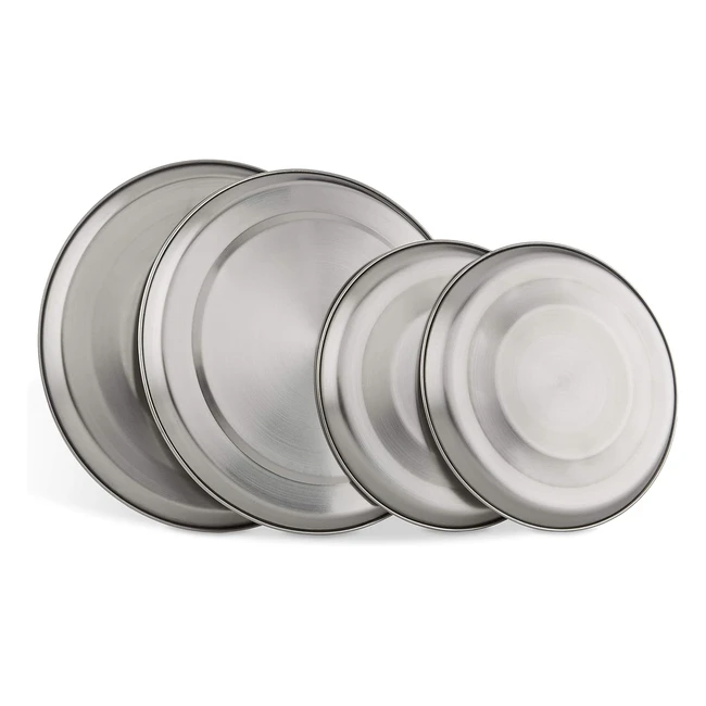 Cacheplaques en acier inox Relaxdays 10013225 - Protègeplaques pour plaques électriques - Argent 20 cm