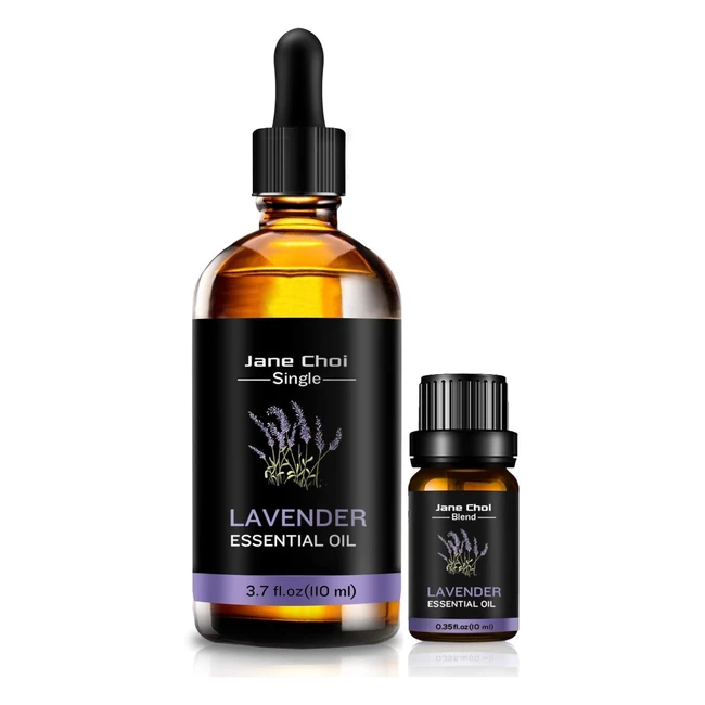 Jane Colour Lavender Essential Oil 110ml - 100% Pure, Natural, Relaxation, Sleep