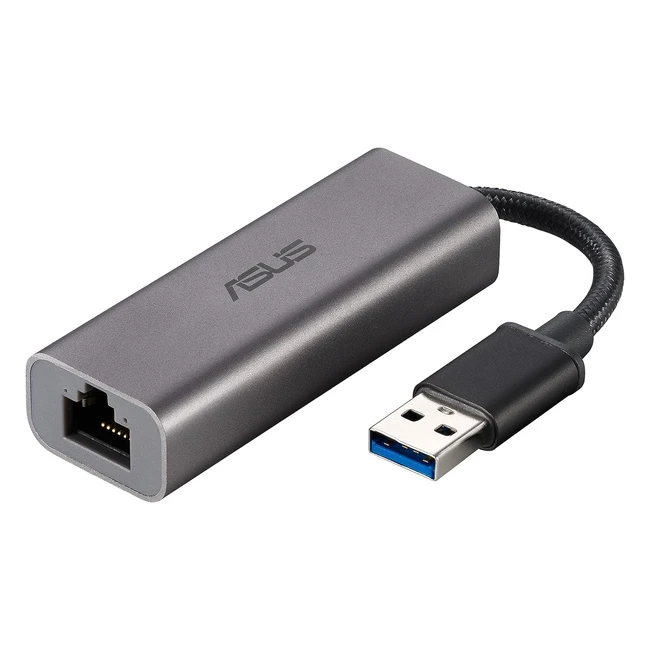 Adaptateur USB-C 2500 25 G Ethernet - Connexion réseau filaire rapide - Idéal pour les jeux vidéo