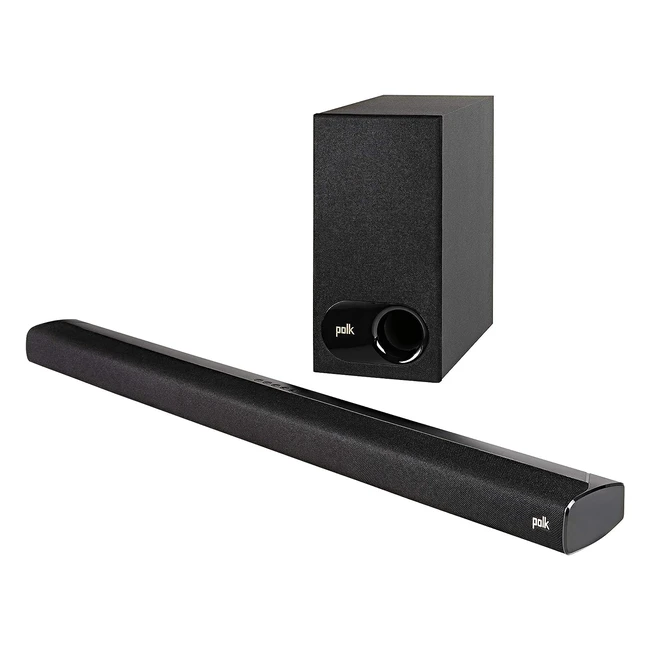Barra de Sonido Polk Audio Signa S2 Universal con Subwoofer Inalámbrico - Negro