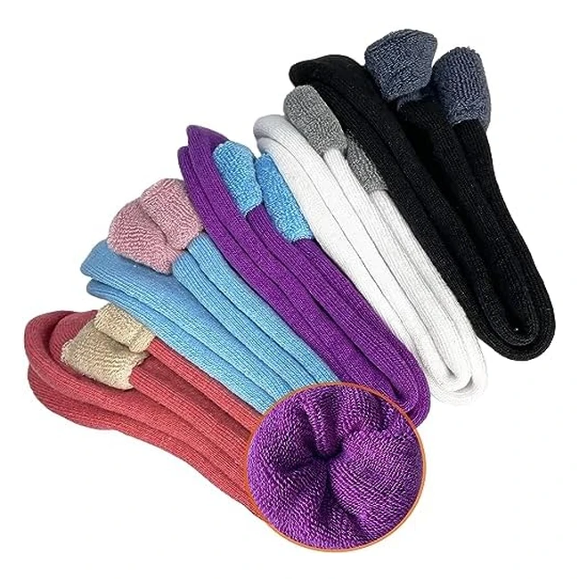 Calcetines Invierno Mujer Hocerlu - 5 Pares Térmicos Gruesos y Cálidos - Talla EU 35-42