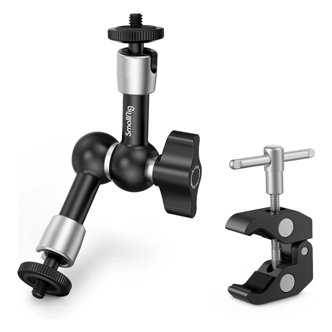 Braccio Magico SmallRig da 5 Pollici con Super Clamp - Supporto Monitor e Luce LED