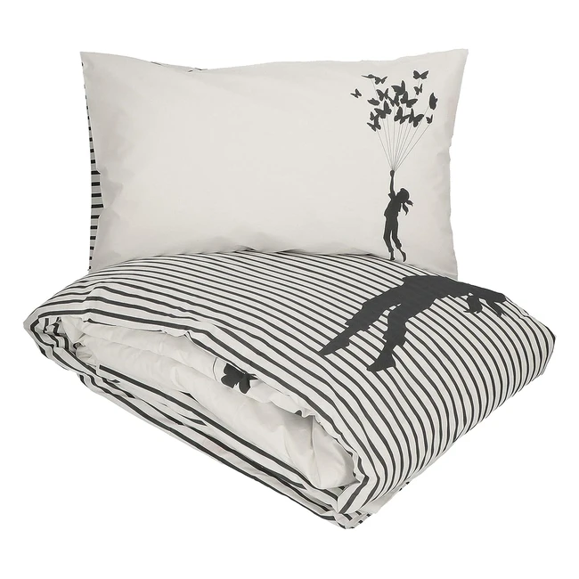 Parure Copripiumino Gabel in Cotone Singolo 155x205cm Stampato Digitale