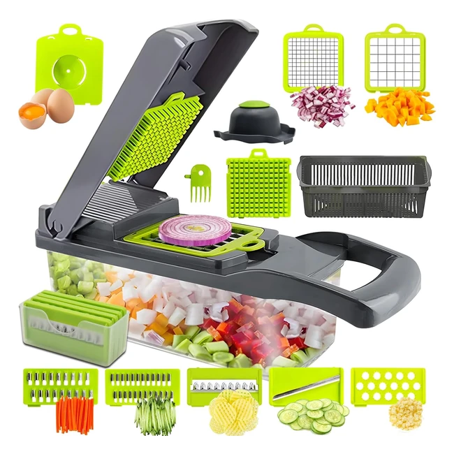 Cortador de Verdura 16 en 1 - Marca Toskope - Ref. 123456 - Ahorra tiempo y esfuerzo