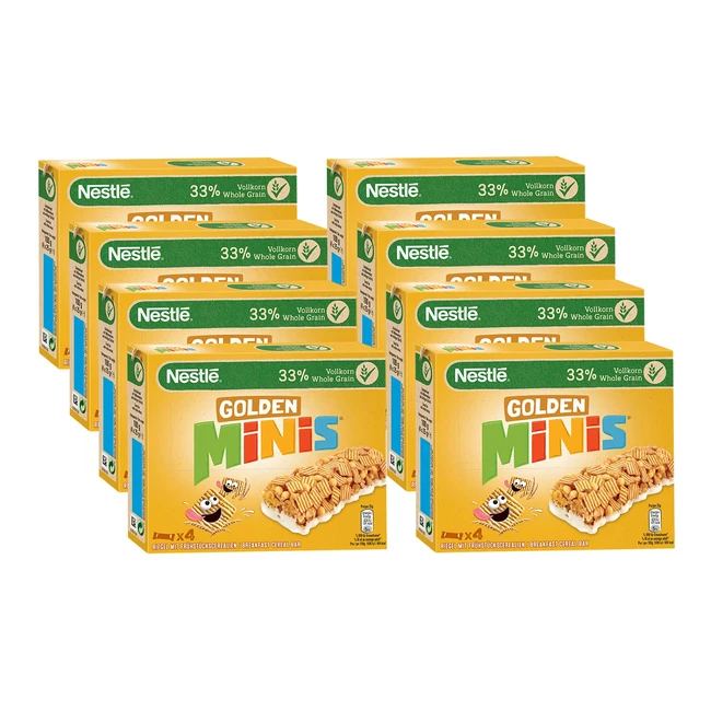 Nestl Golden Minis Cerealien Riegel 8er Pack 4 x 25g - Feiner Butterkeksgesc