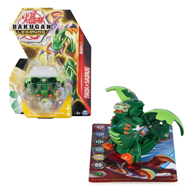 Figura de acción coleccionable Bakugan Legends Dragonoid X Tretorous - 51 cm - Cartas intercambiables