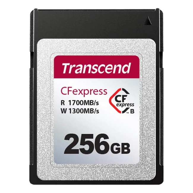 Carte mémoire Transcend 256Go CFexpress 820 TypeB TS5256GCFe820 - Vitesse de transfert incroyable