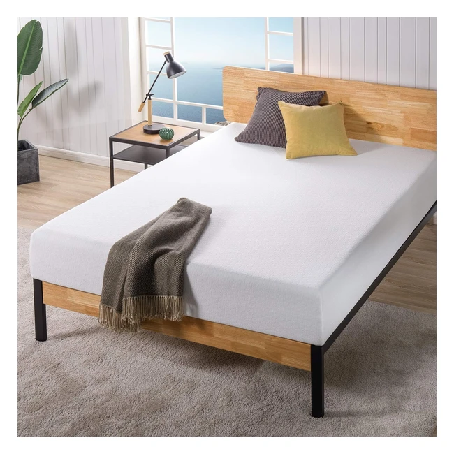 Zinus Ultima Comfort Foam Fabric Mattress 10 - Luxurious Washable Cover - CertiPUR-US Certified Foam