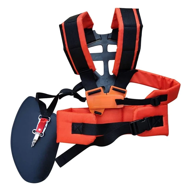 Harnais réglable confortable pour débroussailleuse et tondeuse gazon