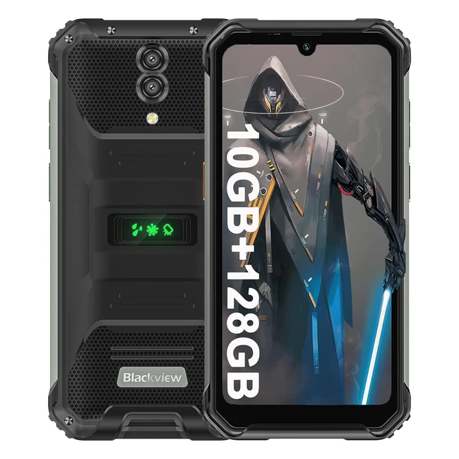 Blackview BV7200 - Smartphone Rugged 10GB RAM 128GB ROM 1TB Espandibile - 50MP/8MP - 6.1 HD - 5180mAh - NFC - Modalità Guanto - GPS - Fingerprint - 4G Dual SIM