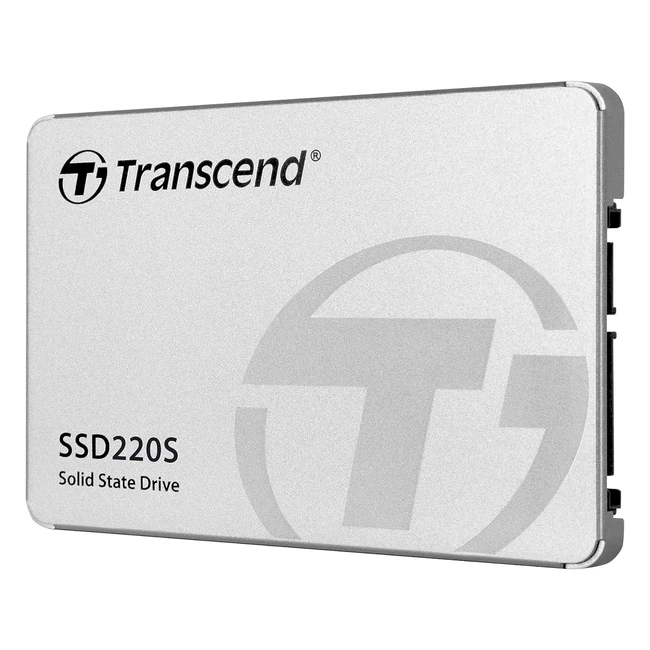 Transcend SSD220S 480GB SATA III Internal Solid State Drive - Fast Read/Write Speeds