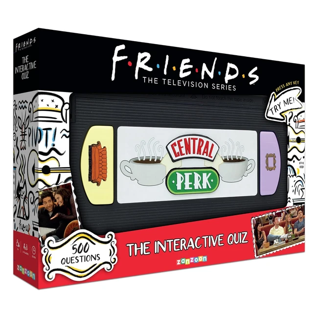Tomy Games Friends Interactive Quiz Game - Friends TV Series - Suitable for Adults and Teenagers 14+ - Multicoloured T73292