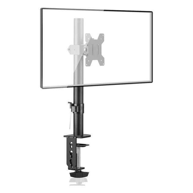 Brazo Monitor Individual Ajustable en Altura - Soporte de Pantallas de 13-32 Pulgadas - VESA 75x75/100x100 - Hasta 10kg