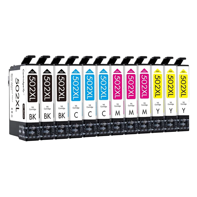 Cartouche d'encre compatible Cartridgeify 502 XL pour Epson - Multipack 12 paquets