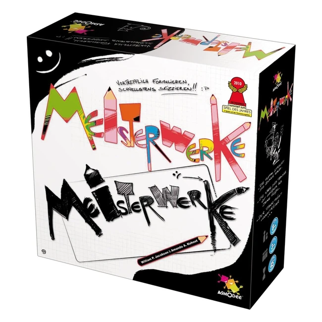 Juego de mesa Asmodee 200737 Meisterwerke - Importado de Alemania - Exclusivo en Amazon