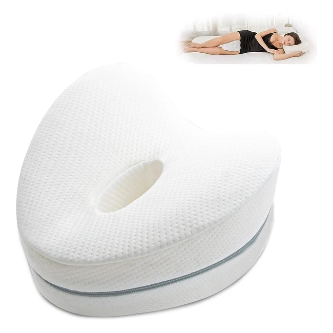 Almohada Ortopdica para Pierna y Rodilla - Alivia el Dolor de Espalda y Articu