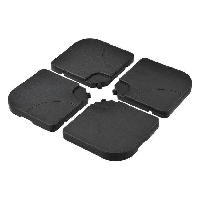 Juskys Schirmgewicht 4er-Set - Optimale Beschwerung für Sonnenschirmständer