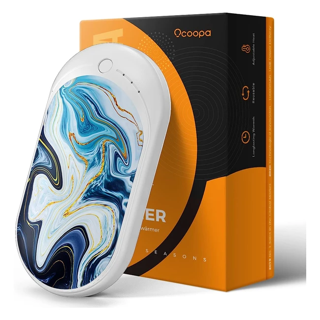 Ocoopa Hotpal Hand Warmer Rechargeable 5200mAh - Portable Pocket Heater for Raynauds, Hunting, Golf - Tech Gift