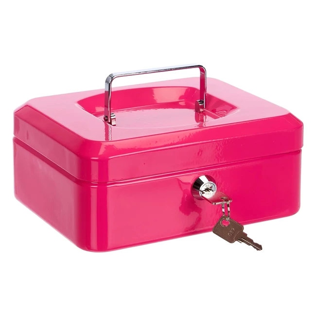 Caja de caudales Premium con bandeja de cambio - Pavo 2 llaves extrable - Rosa