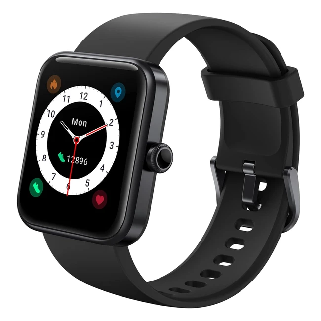 Reloj Inteligente Umidigi Ufit Pro - Alexa Incorporado - 169 - Impermeable - Android e iOS - Negro