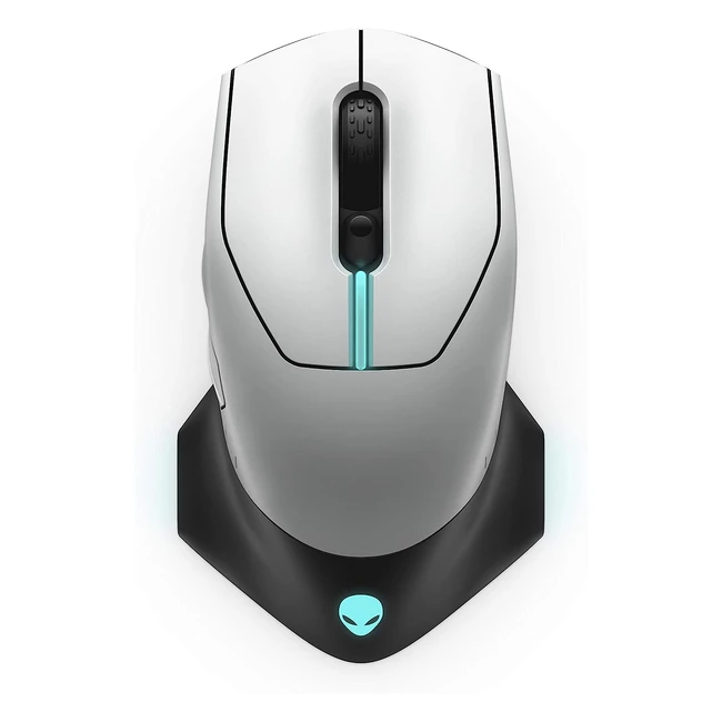 Souris Gaming Alienware 610m AW610m - Sans Fil - Lunar Light