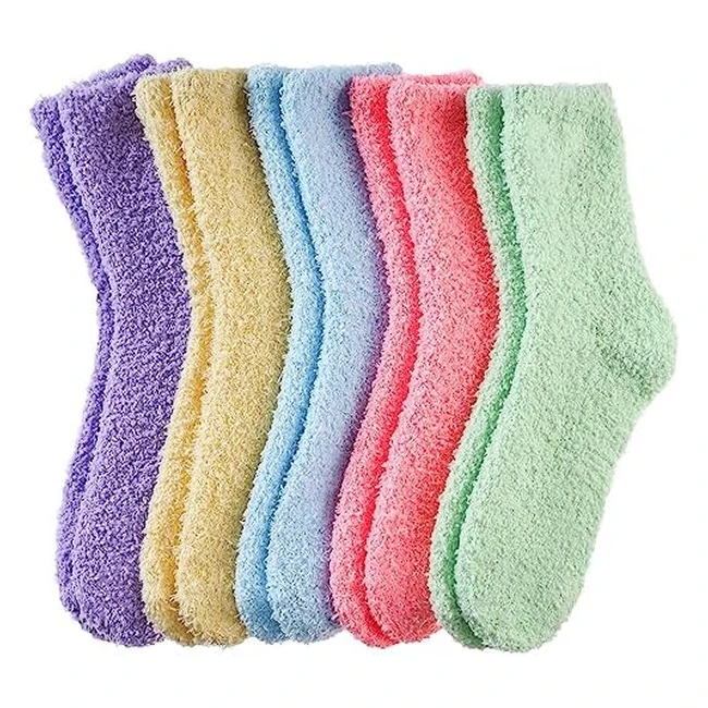 Calcetines Térmicos Mujer Josnown - 5 Pares Suaves y Cálidos