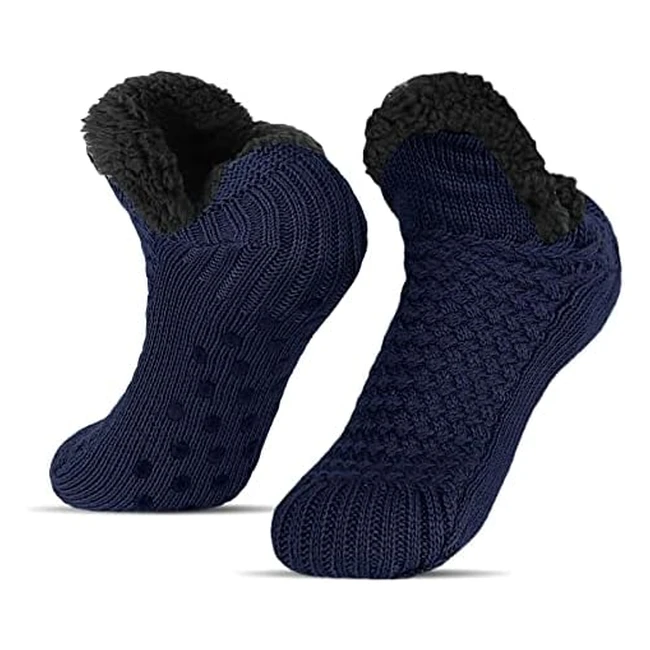 Calzini a Pantofola Donna - Morbidi e Caldi - Antiscivolo - Invernali