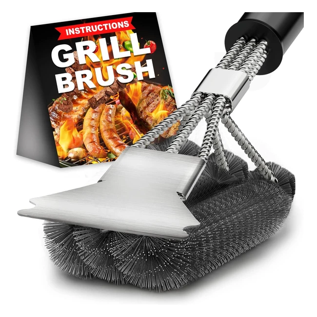 Cepillo Barbacoa Ketres - Limpieza Fácil y Eficiente - Acero Inoxidable - Accesorios Parrilla - ¡Compra Ahora!