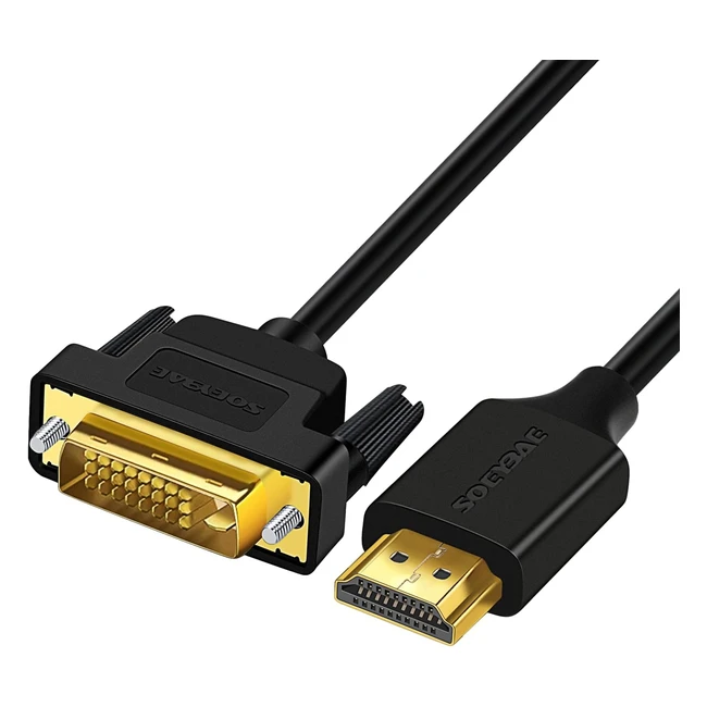 Cable Adaptador HDMI a DVI 5m Bidireccional Full HD 1080p - Soeybae