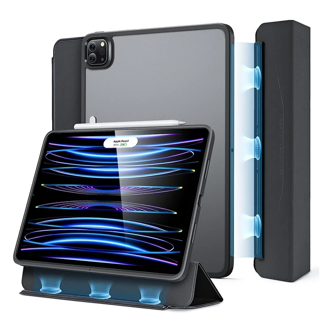 Coque ESR Ascend Hybrid pour iPad Pro 11 pouces 20222021 - Noir givré