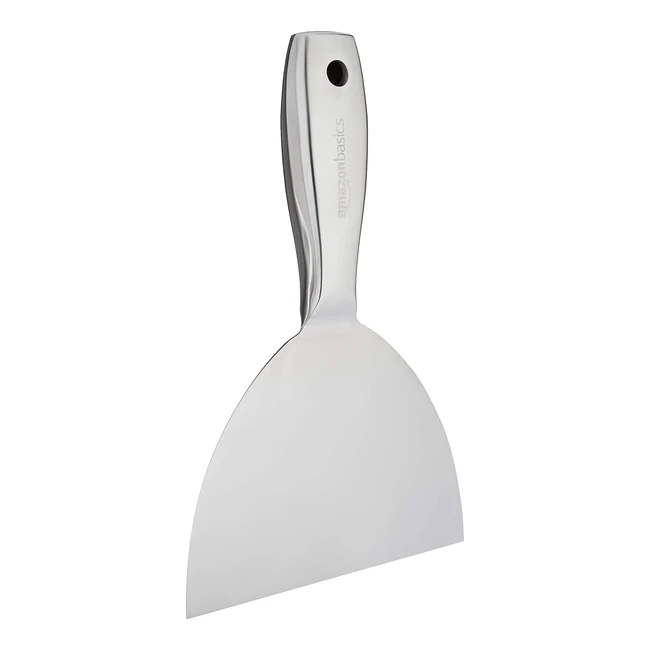 Cuchilla de Masilla de Acero Inoxidable Amazon Basics - Ref. 1524cm - Resistente y Duradera