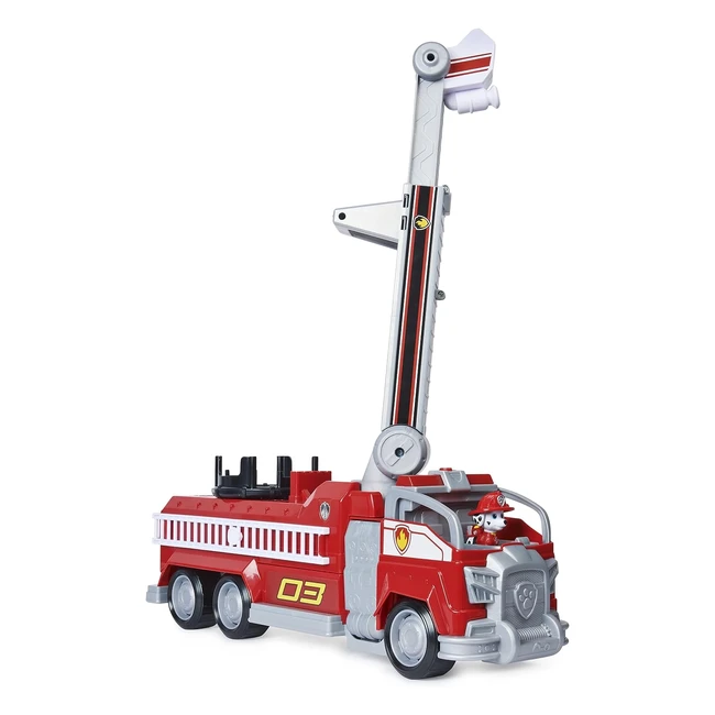 Paw Patrol Marshall's Transforming Fire Truck | Lights & Sounds | Collectible Action Figure