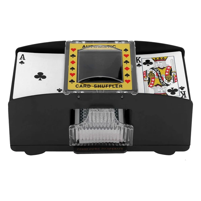 Zonjie Automatic Card Shuffler Machine 2 Deck - Electronic Casino Poker Shuffler