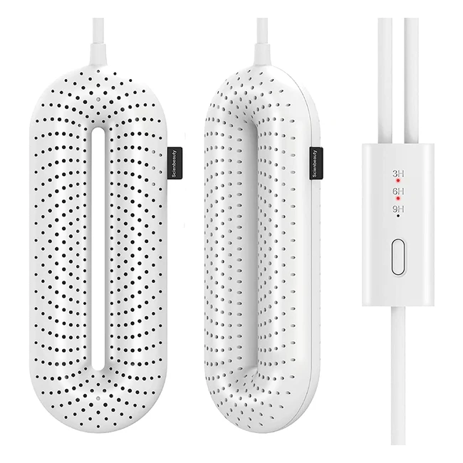 Sèche-chaussures portable avec minuterie - Séchage rapide pour chaussures - Prise UE