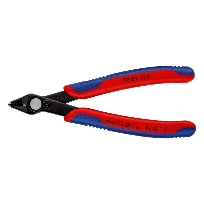 Knipex Super Knips elettronici, bruniti, rivestiti in materiale bicomponente, 125 mm, 78 81 125