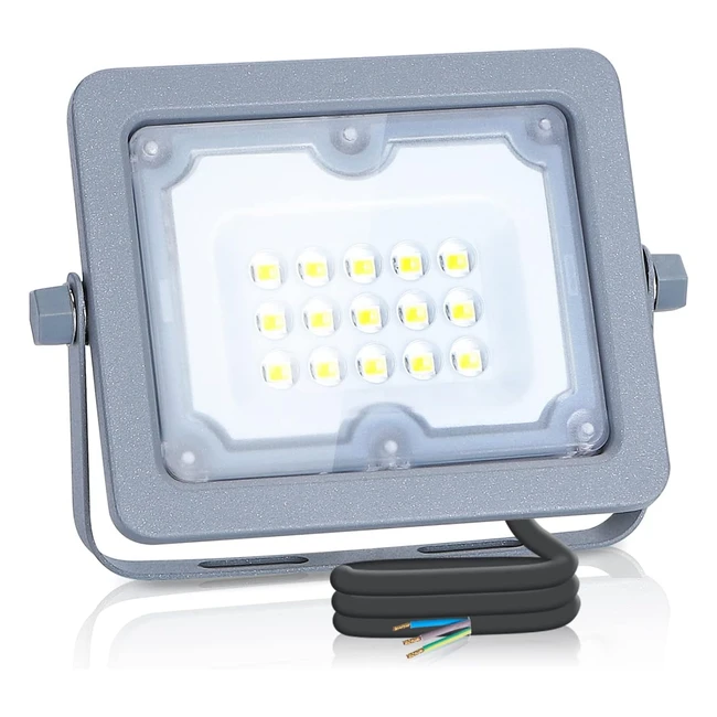 Aigostar Faretto LED Esterno Proiettore 10W 6500K IP65